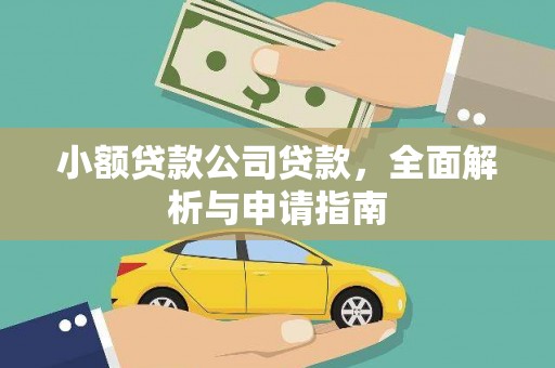 当阳小额贷款公司贷款，全面解析与申请指南