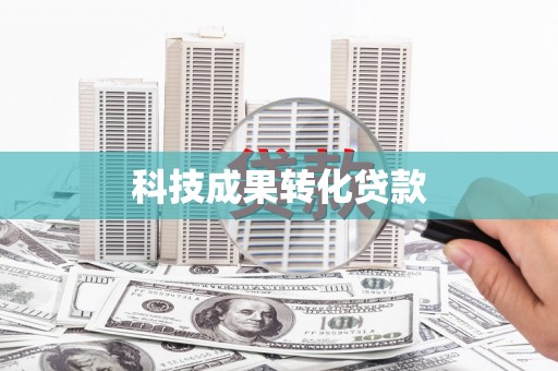 当阳科技成果转化贷款