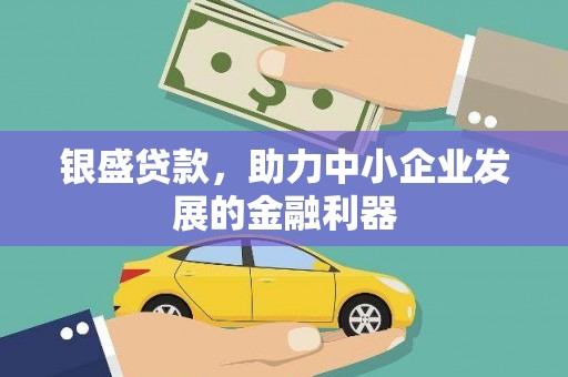 当阳银盛贷款，助力中小企业发展的金融利器