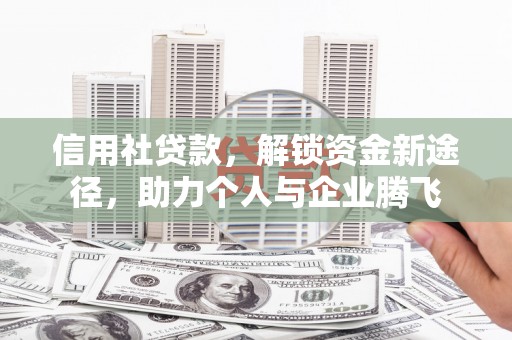 当阳信用社贷款，解锁资金新途径，助力个人与企业腾飞