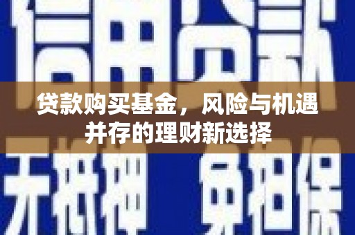 当阳贷款购买基金，风险与机遇并存的理财新选择