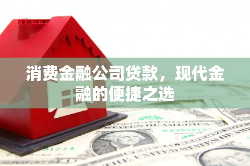 当阳消费金融公司贷款，现代金融的便捷之选