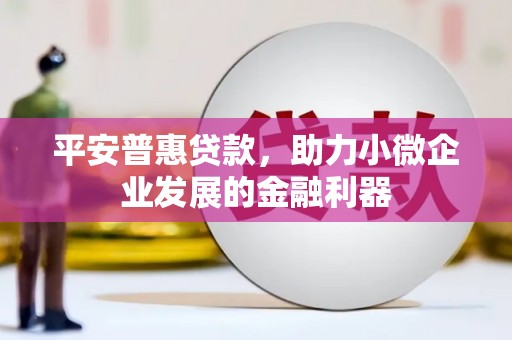 当阳平安普惠贷款，助力小微企业发展的金融利器