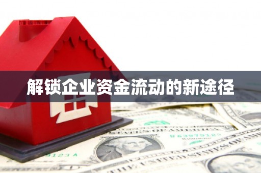 当阳解锁企业资金流动的新途径