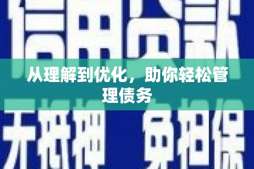 当阳从理解到优化，助你轻松管理债务