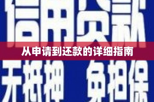 当阳从申请到还款的详细指南