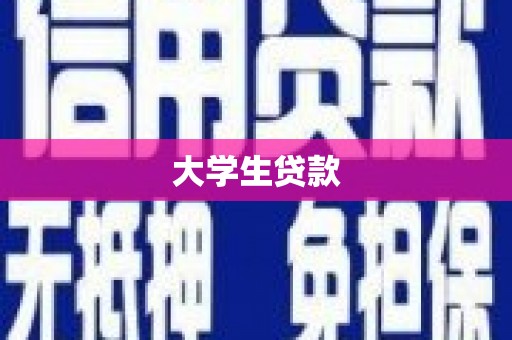 当阳大学生贷款